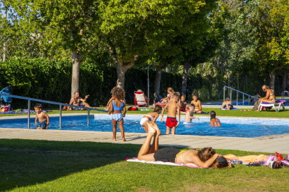 Las piscinas municipales de Balàfia, en Lleida ciudad, son las que tienen más afluencia de toda la capital junto con las de Cappont. 