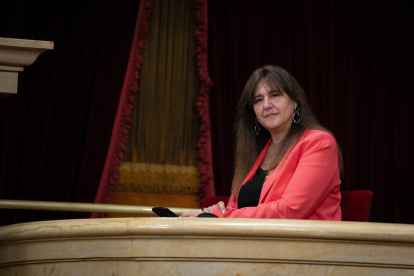 La presidenta suspendida del Parlament, Laura Borràs.