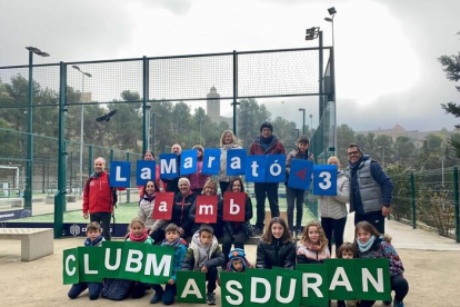 El Club Esportiu Mas Duran de Cervera organizó una caminata solidaria. 