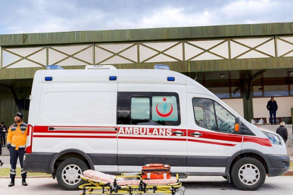 Ambulància Turca en una imatge d'arxiu