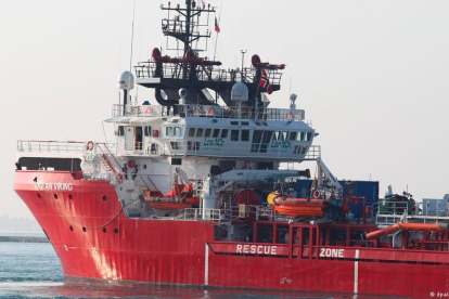 El barco Ocean Viking