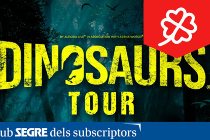 Arriba a Lleida la més gran exposició de dinosaures a mida real.