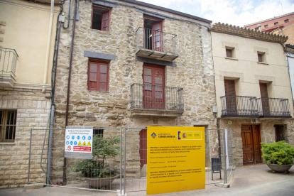 Imagen del exterior de la antigua Casa Sorigué de Torrefarrera, que acogerá un centro cultural. 