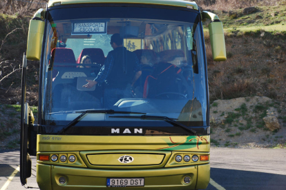 Imatge d’arxiu d’un bus de transport escolar del Sobirà.