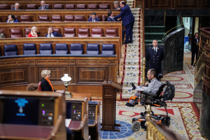 El portaveu d'Unidas Podemos al Congrés dels Diputats, Pablo Echenique.