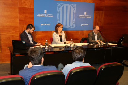 El departament d'Educació presenta les mesures de compensació en competències bàsiques.