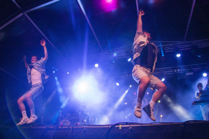 The Tyets durante su concierto este verano en Tàrrega.