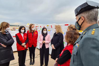 España envía ocho toneladas de material sanitario para los ucranianos