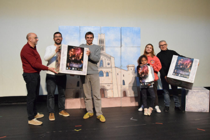 Presentació de l’obra musical nadalenca, ahir a la Seu d’Urgell.