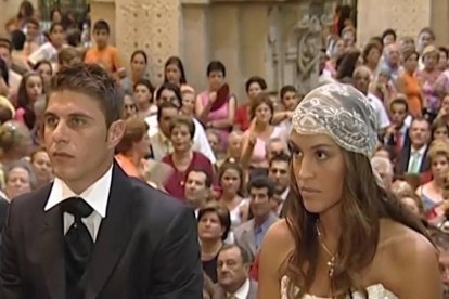 Joaquín, el día de su boda con Susana.