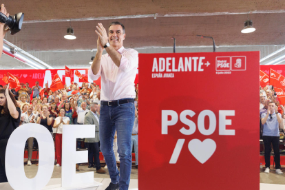 PSOE. Sánchez va arrancar la campanya a la Casa de Campo de Madrid i està previst que el dia 16 vagi a un acte electoral a Barcelona.