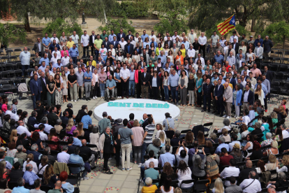 Imatge general de l’acte municipalista de Junts, ahir.