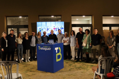 La presentación de la lista de Treballem per Balaguer. 