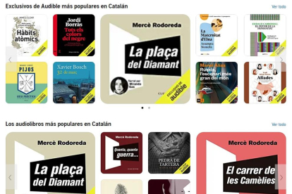 La setmana prèvia a Sant Jordi es va fer un acte de presentació dels títols en català que Audible ha començat a promocionar en xarxa.