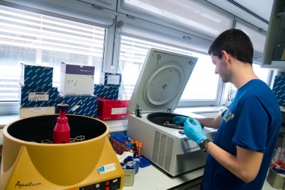 Un laboratori de l’Institut de Recerca Biomèdica de Lleida.