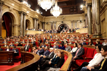 Jordi Pujol vuelve al Parlament para conmemorar el 90.º aniversario de la institución