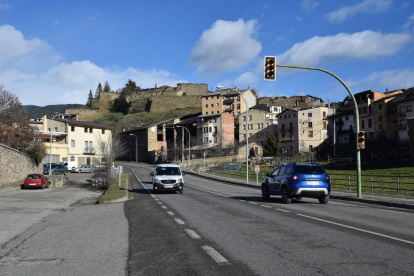 Imagen de archivo del Eix Pirinenc a su paso por Castellciutat. 