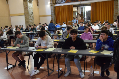 A la Seu d'Urgell fan les proves 234 estudiants.