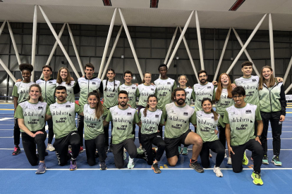 Els equips masculí i femení de l’Aldahra Lleida.