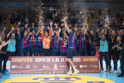 El Barça logra su décima Copa de balonmano seguida