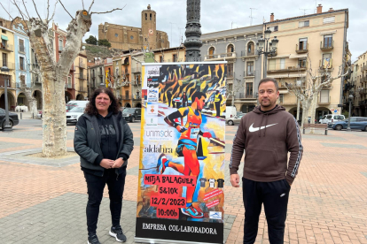 Gemma Vilarasau i Josep M. Marquès, ahir a la presentació.