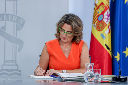 La vicepresidenta tercera i ministra per a la Transició Ecològica, Teresa Ribera.