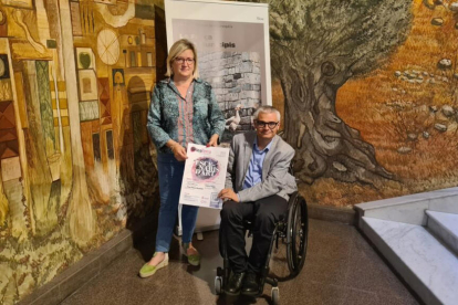 Elena Llauradó y Jordi Latorre presentaron ayer el Olea Terra.