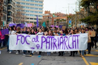 Capçalera de la manifestació.