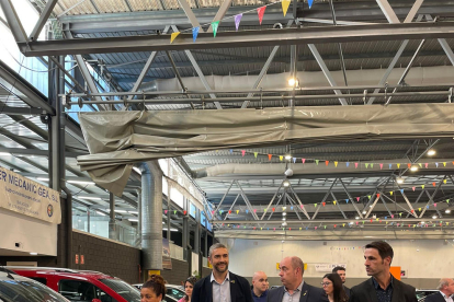 El delegado del Govern, Bernat Solé, inauguró ayer el certamen. 