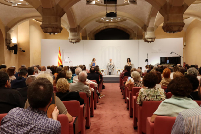 Josep Vallverdú rep la medalla centenària de la Generalitat: 