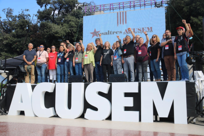 La ANC arranca la acampada en Barcelona afirmando que la única 