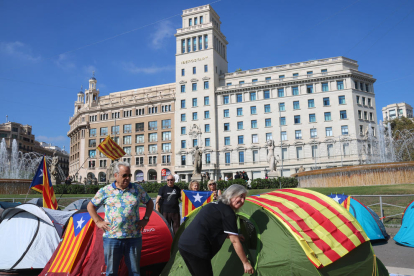 L'ANC arranca l'acampada a Barcelona afirmant que l'única 