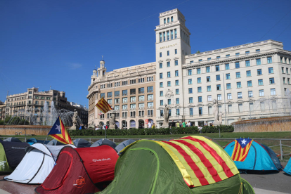 La ANC arranca la acampada en Barcelona afirmando que la única 
