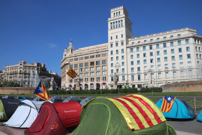 L'ANC arranca l'acampada a Barcelona afirmant que l'única 