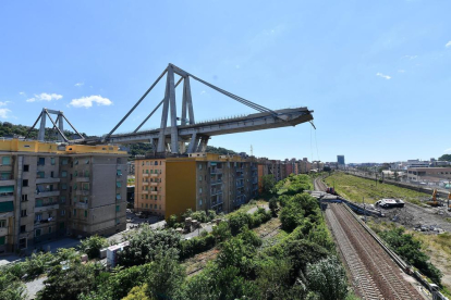 La màfia va perdre un camió amb 900 quilos d'haixix en l'ensorrament del pont de Gènova el 2018