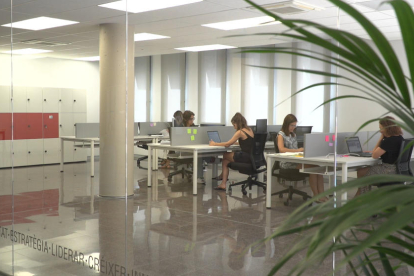 El CEI Balaguer, creado inicialmente como vivero de empresas, acoge también un espacio de coworking para empresarios que ya han consolidado su actividad. 