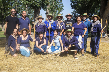 La Fuliola rememoró ayer los trabajos de la siega en una nueva jornada de éxito de visitantes a pesar del intenso calor.