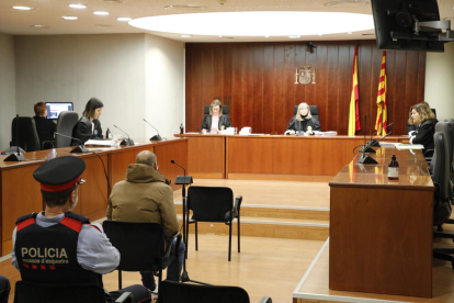 L'acusat de disparar contra un home a Lleida, aquest dimecres a l'Audiència.