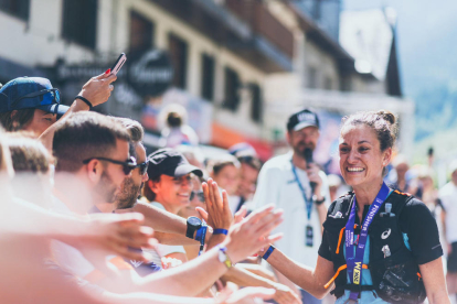 El momento de la multitudinaria salida de la prueba EXP, de 32 km, que se estrenaba en esta edición.