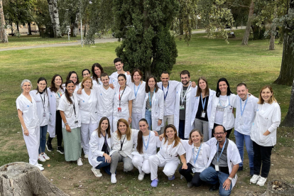Integrantes del Servicio de Farmacia del hospital Arnau de Vilanova.