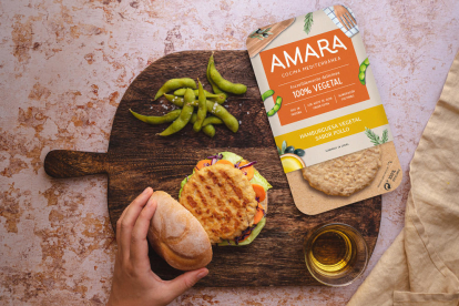 Les hamburgueses Amara es poden trobar als supermercats de la cadena PlusFresc.