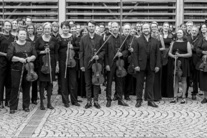 Los miembros de la Orquestra de Cambra de Mechelen (Mechels Kamerorkest).