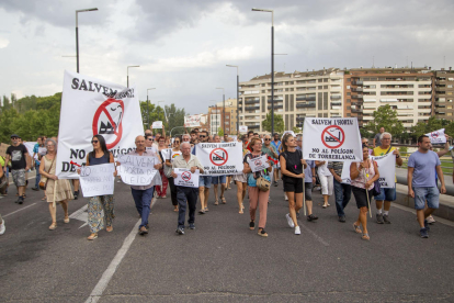 Una protesta contra el plan del futuro polígono Torreblanca.