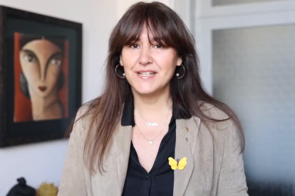 La presidenta de Junts explicó su decisión ayer en un video.