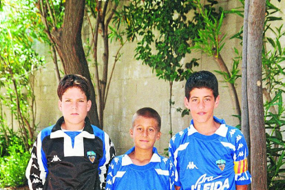 Joel Mur, Josep Maria Robles i Sergio Busquets, a la UE Lleida.