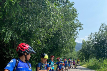 Una sortida de BTT pels voltants de la capital de l'Alt Urgell