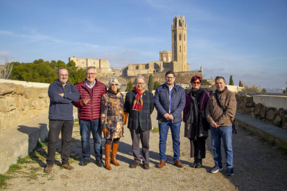 La presentación en Lleida de la campaña de encendido de torres y atalayas del Mediterráneo 2023. 