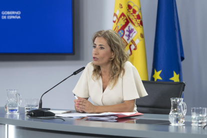 La ministra de Transportes, Movilidad y Agenda Urbana, Raquel Sánchez.