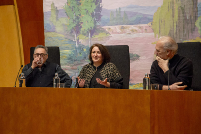 Taula redona amb l'actor Lluís Homar i el director artístic Josep Rosell, moderada per la periodista de SEGRE Anna Sàez.