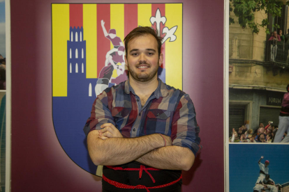 Pau Bonet, presidente de los Castellers de Lleida.